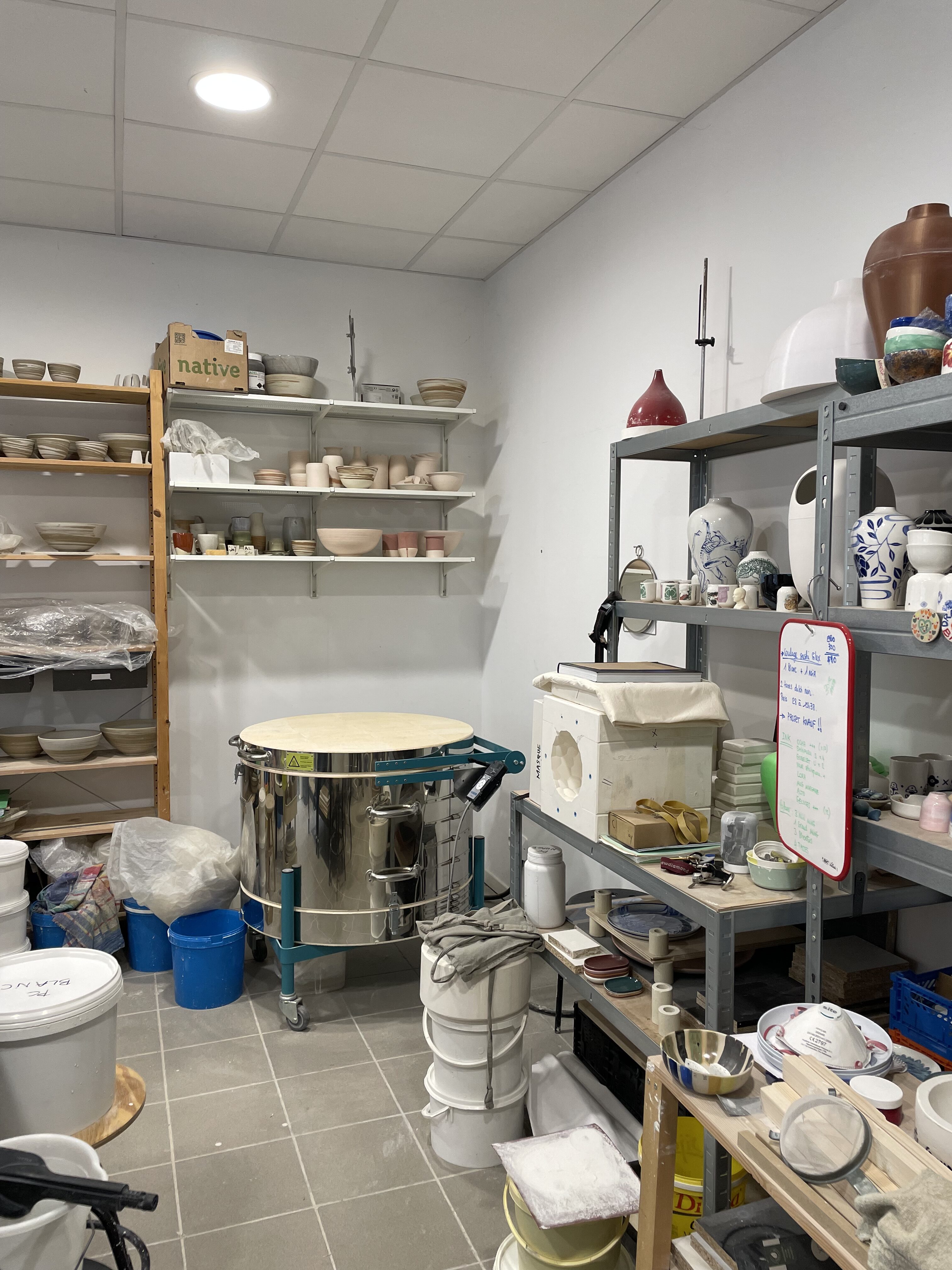 L'atelier de Cécile Charroy à Caluire-et-Cuire