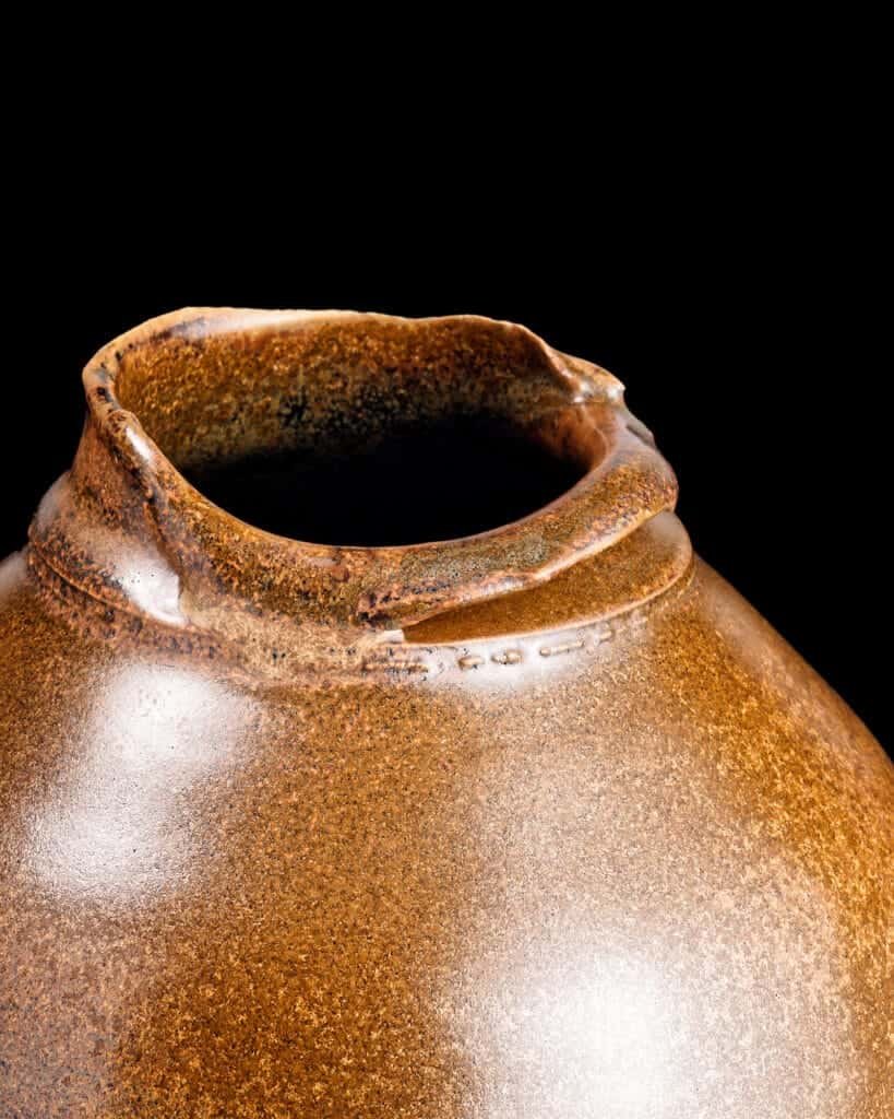 Bronze de feu — œuvre en céramique de Frédéric Laubie