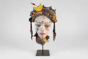 Œuvre de Armelle Colombier, céramiste raku